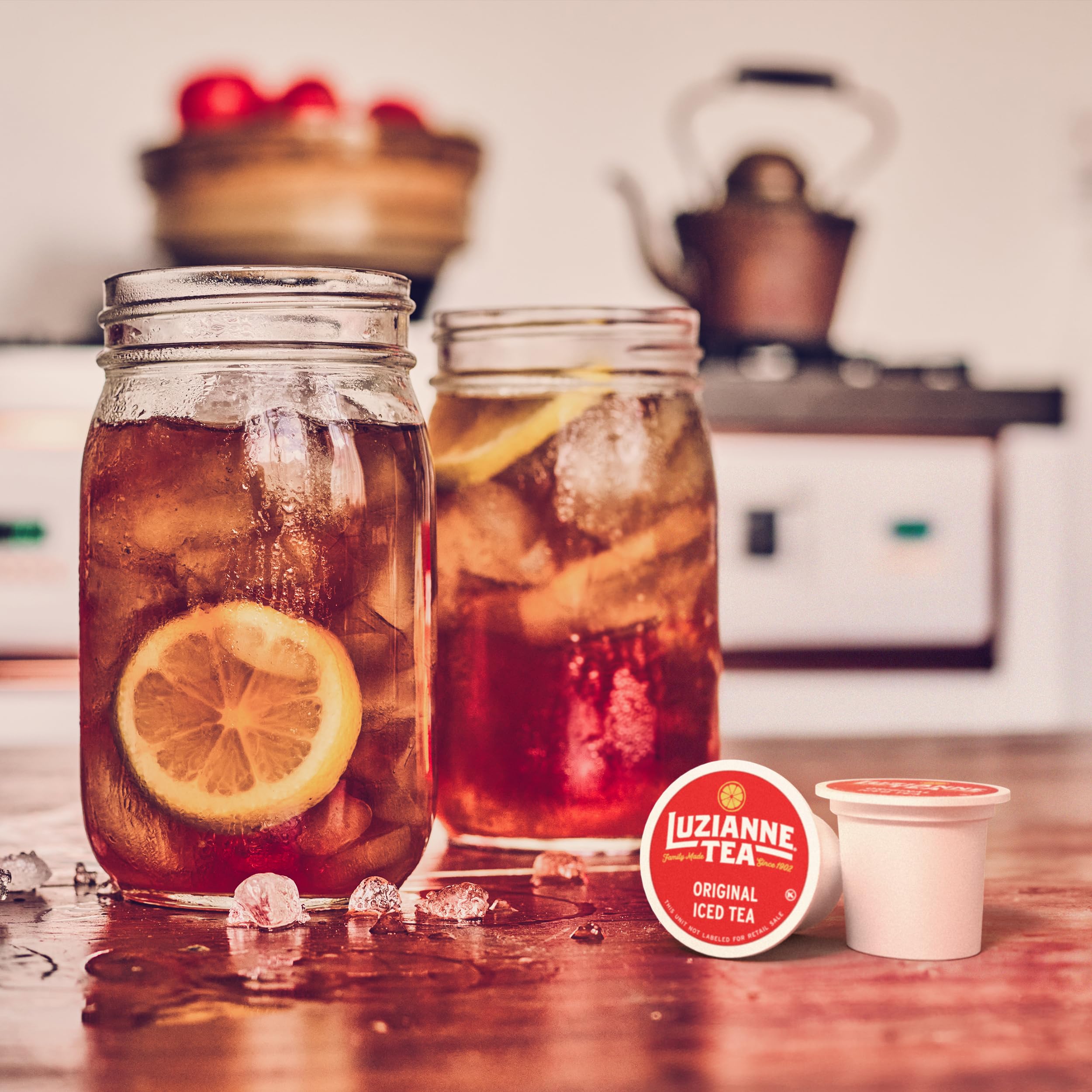 Luzianne tea sourced from Rainforest Alliance certified farms and commitment to sustainability