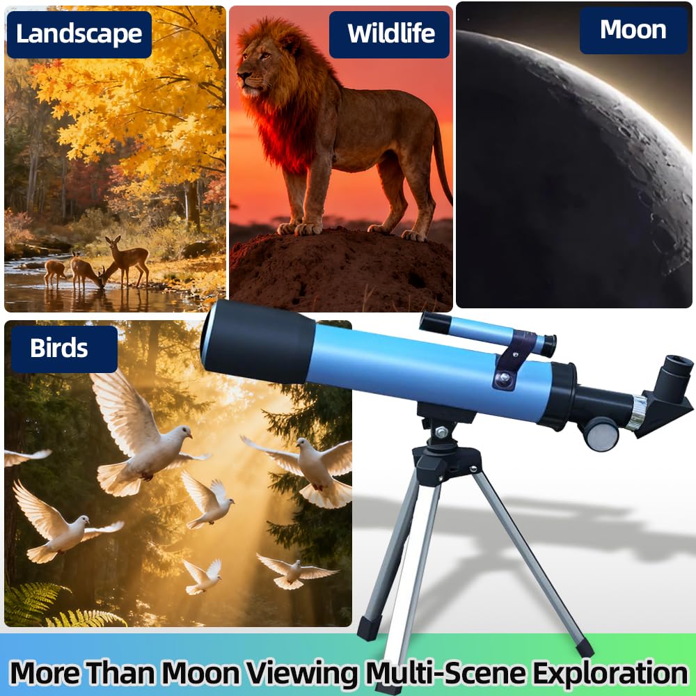 Luzsco multi coated optics deliver clearer images with reduced distortion.
