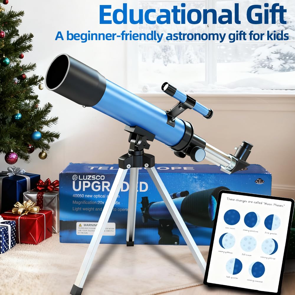 Luzsco portable design makes backyard stargazing and trips easier and more enjoyable.