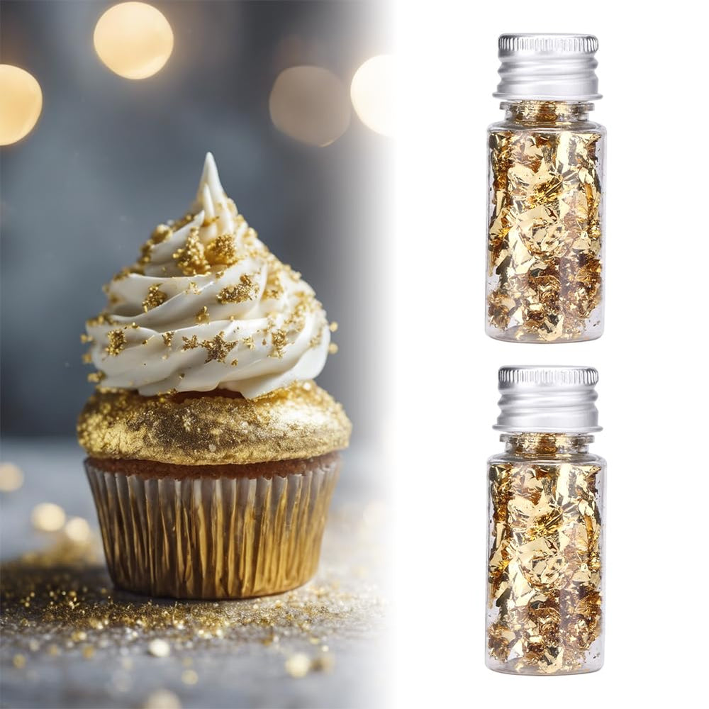 Lwuey gold leaf for chocolate creates elegant gilded chocolate decorations
