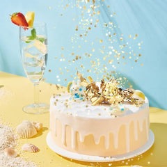 Lwuey edible gold leaf for desserts enhances cookies with luxe touch