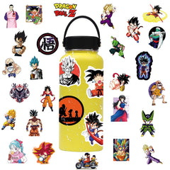 LXYRDHOQPW dragon ball stickers on bottle for durable outdoor decor.