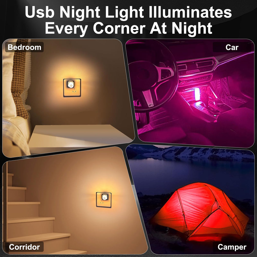 LYCARESUN purple glass bottle light blends retro style with USB power
