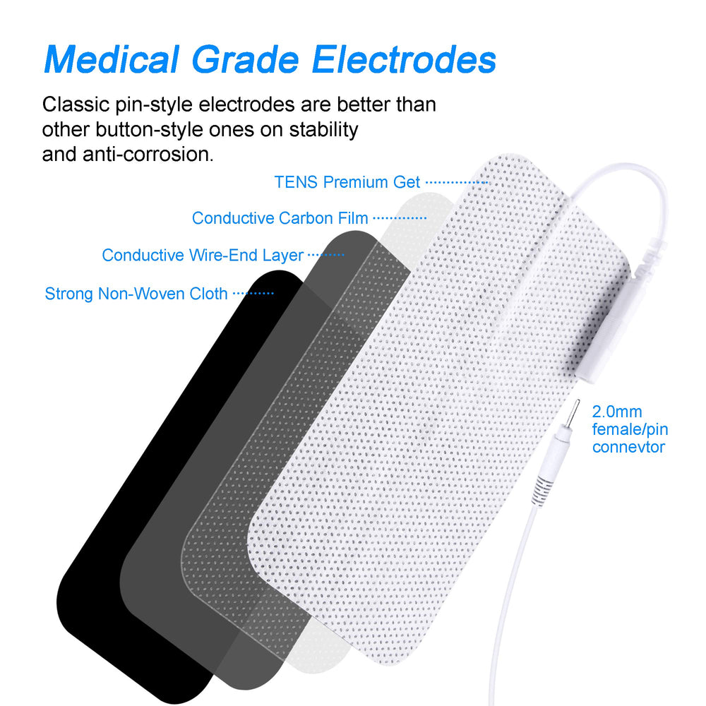 LYINIE latex-free electrode pads comfortable for sensitive skin