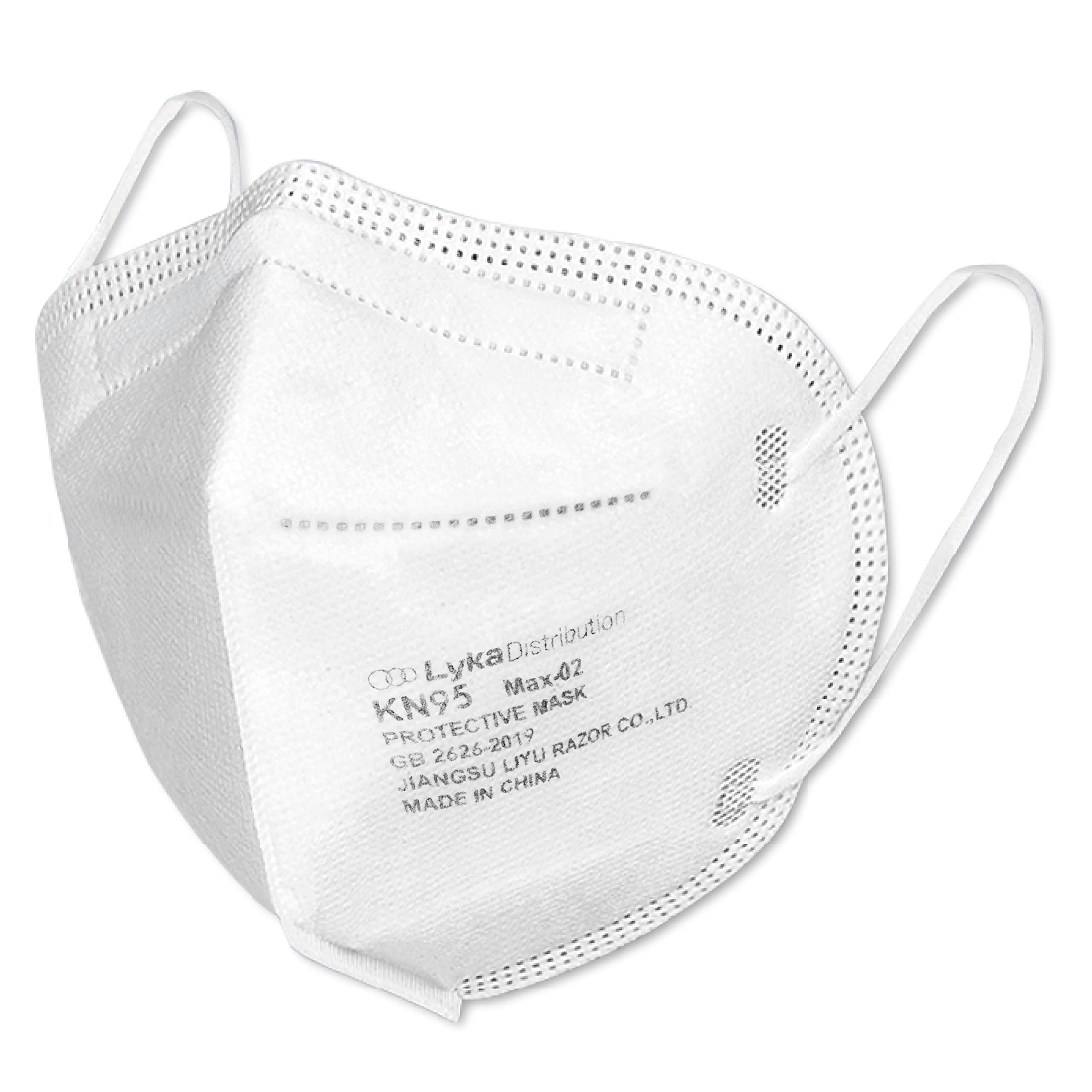 Lyka KN95 mask lightweight and portable for office or school.