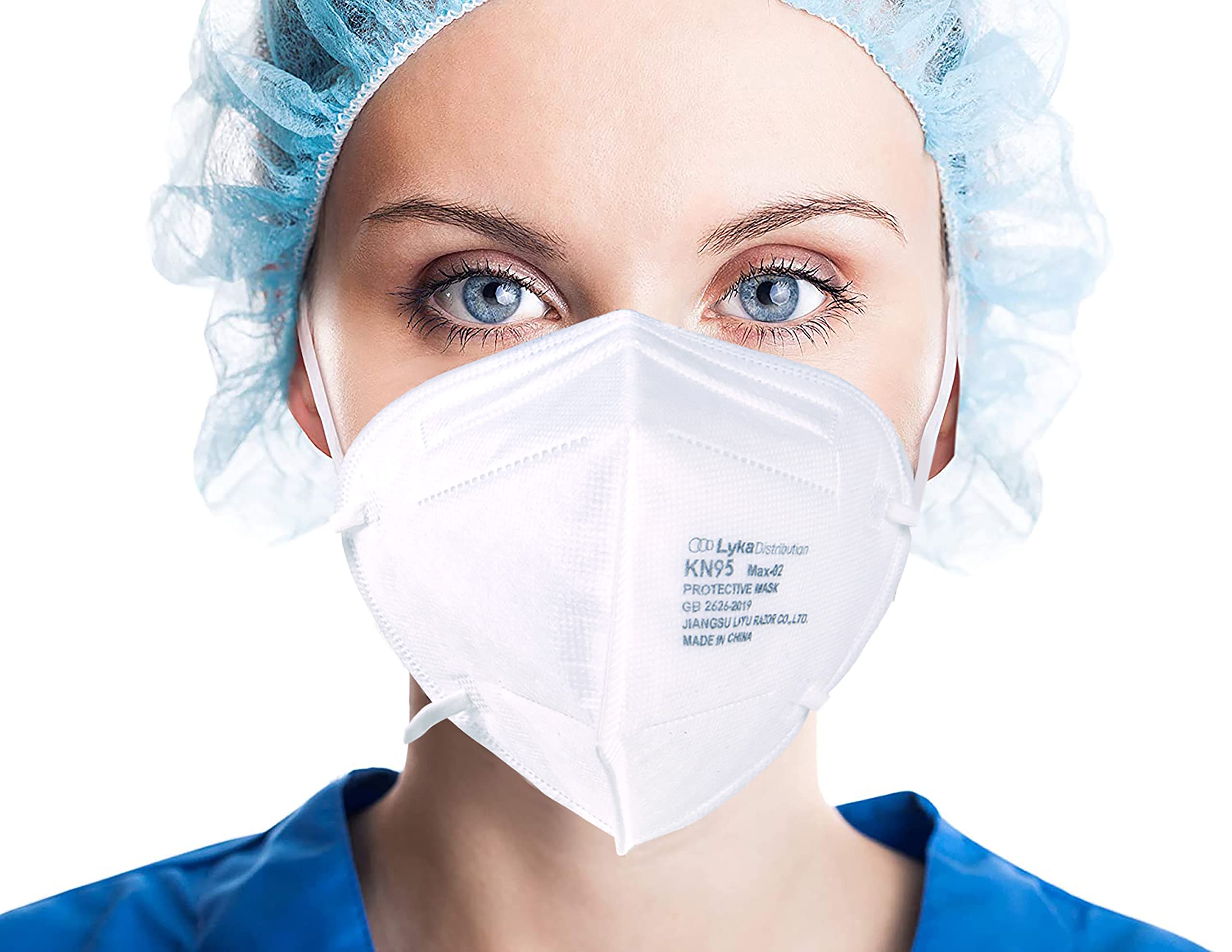 Lyka KN95 mask multi-layer filtration for breathable dust protection.