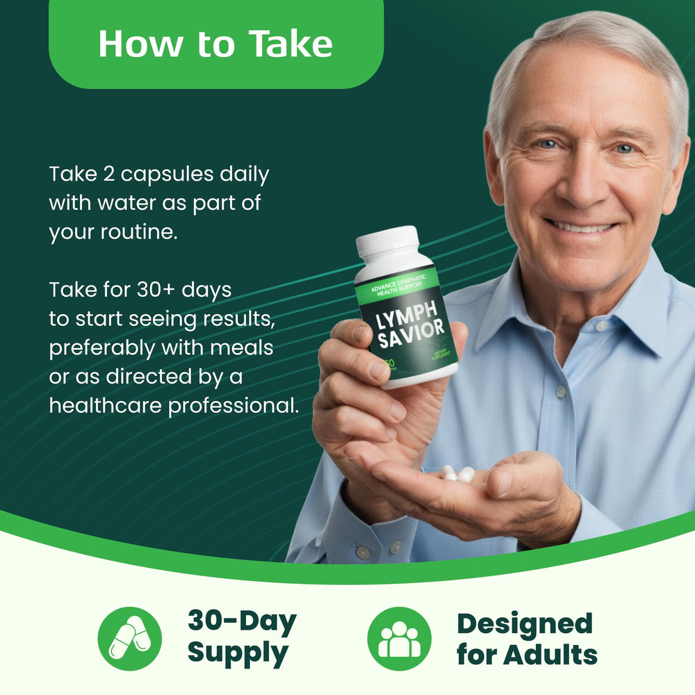 Lymph Savior label clarity promotes non-GMO, high-purity formulation