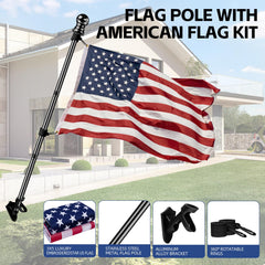LYNSHION stainless steel flagpole built for wind and rain resistance