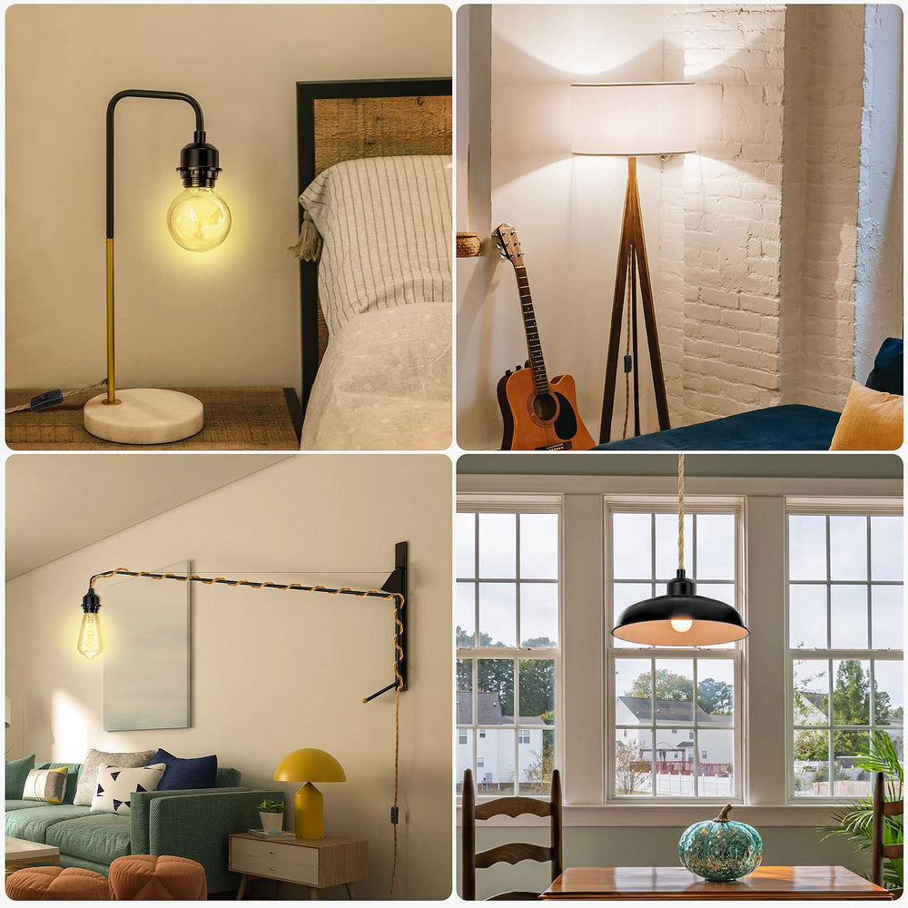 LYOOWNG DIY decor ideas with plug-in pendant light in living space