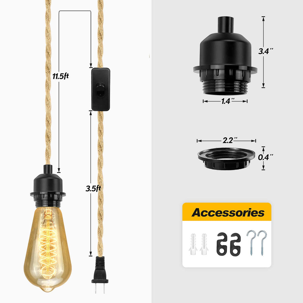 LYOOWNG E26/E27 compatibility with bulbs for flexible decor