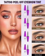 LYSdefeu eyebrow tint application brush enables precise brow coloring