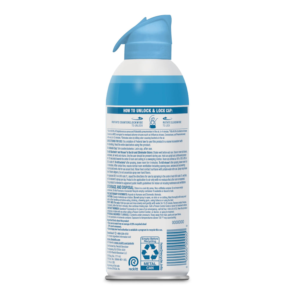 Lysol Air Sanitizer pack-three Cotton Blossom on shelf.
