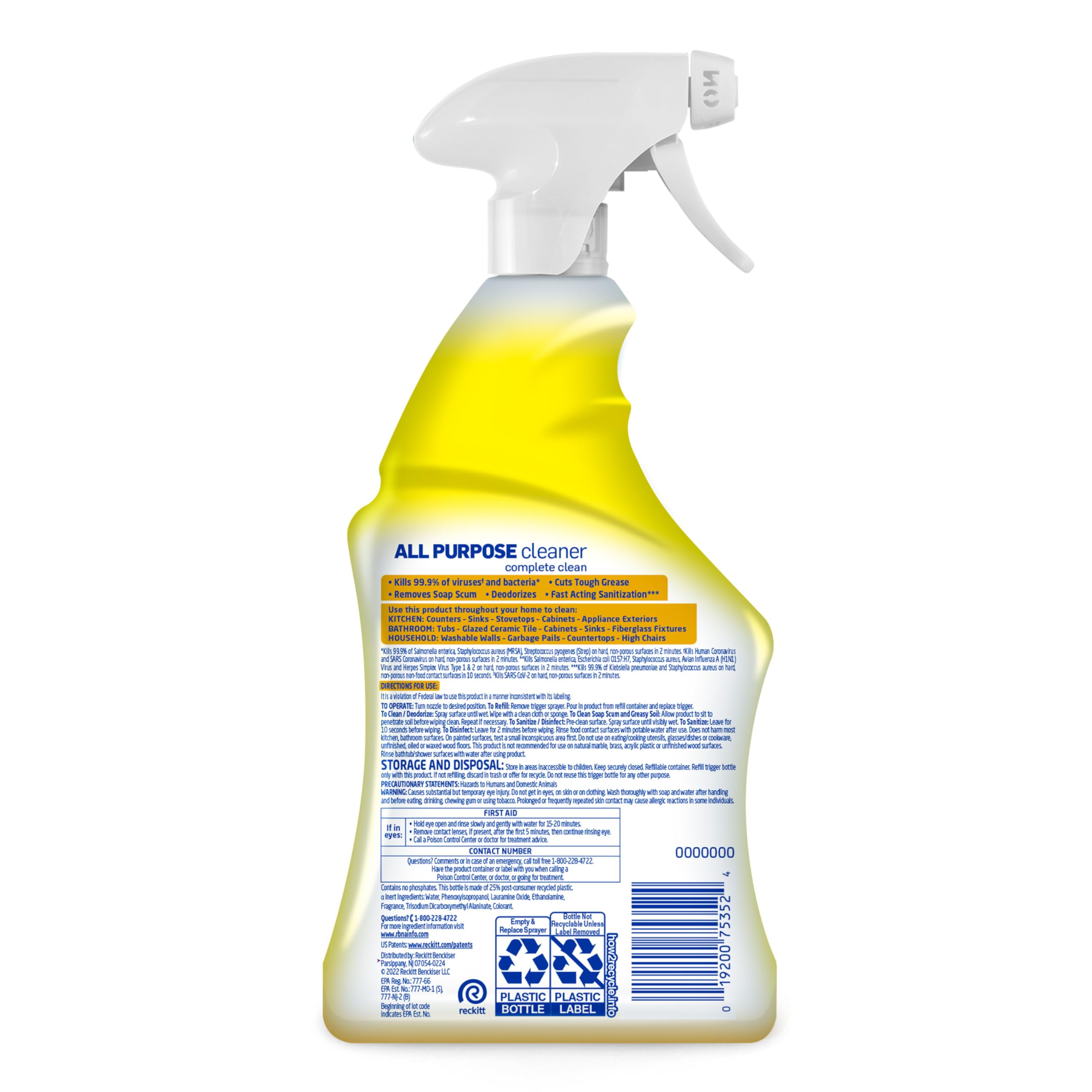 Two-pack Lysol disinfecting spray for convenient cleaning rounds