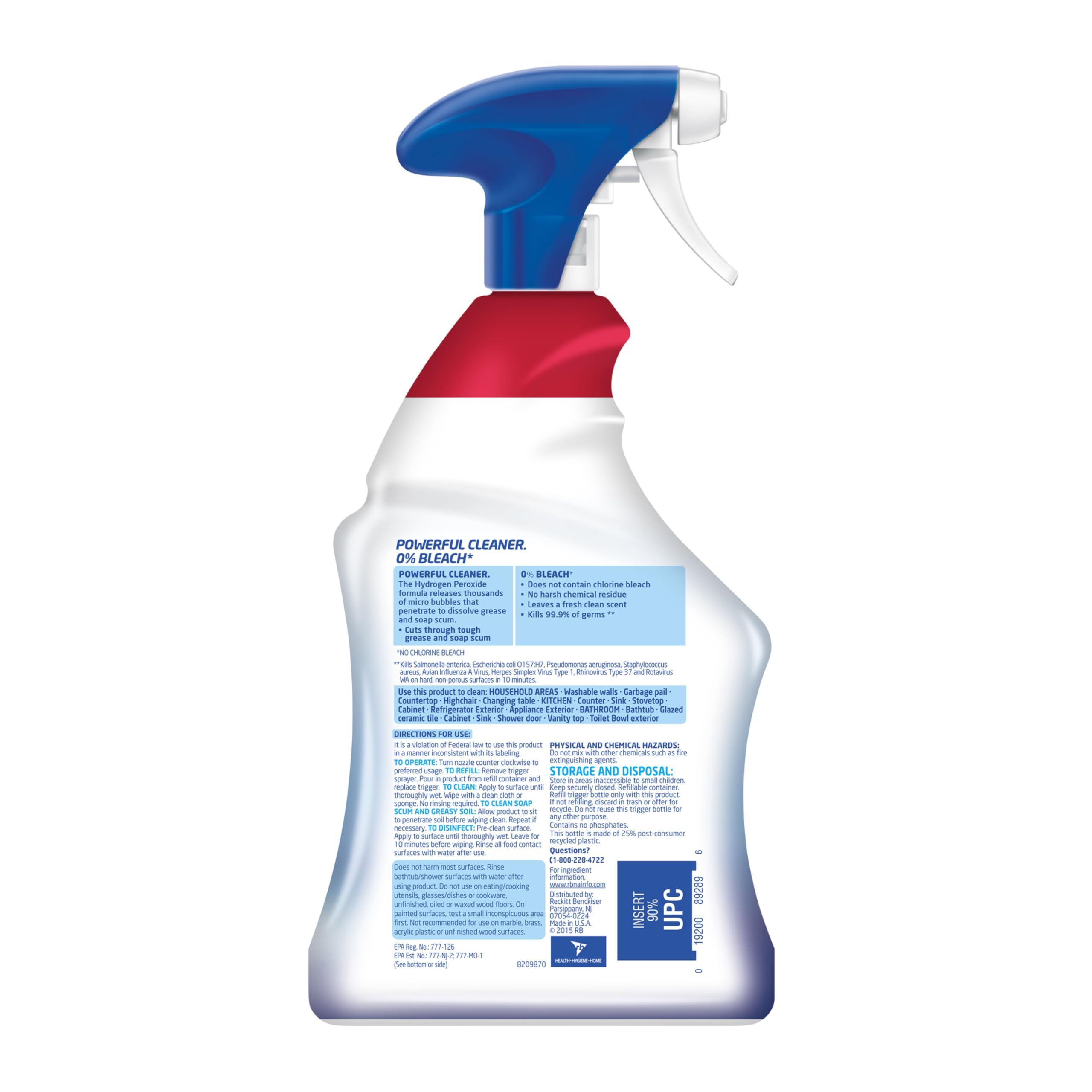 Lysol cleaner for kitchen and bath surfaces, removing everyday messes.