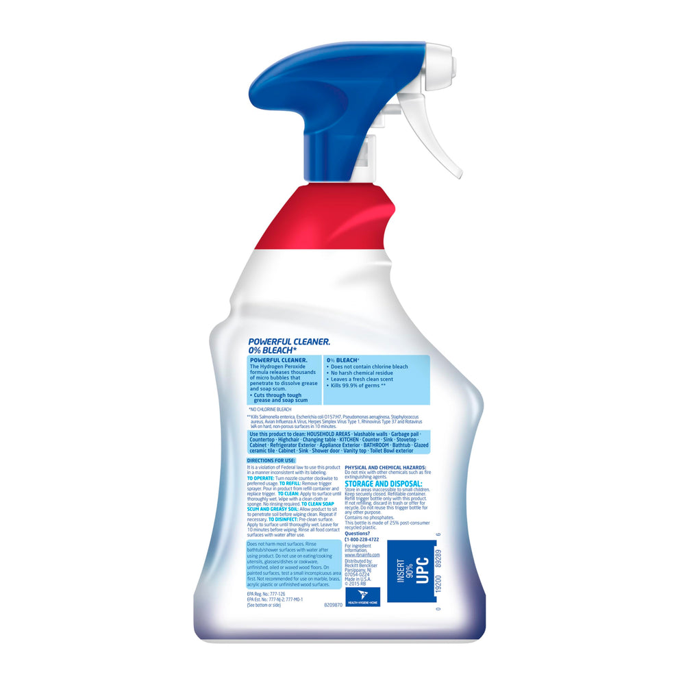 Lysol cleaner for kitchen and bath surfaces, removing everyday messes.
