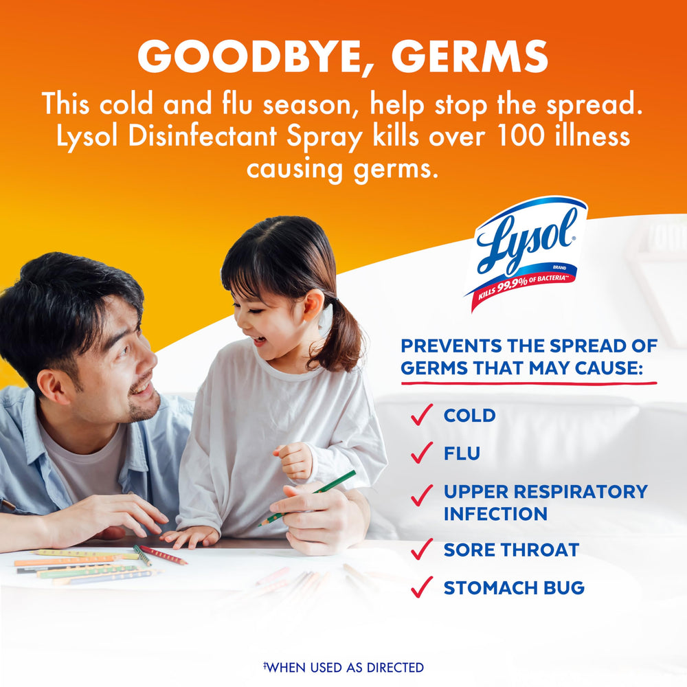 Lysol Mango Hibiscus mist deodorizing the room aroma