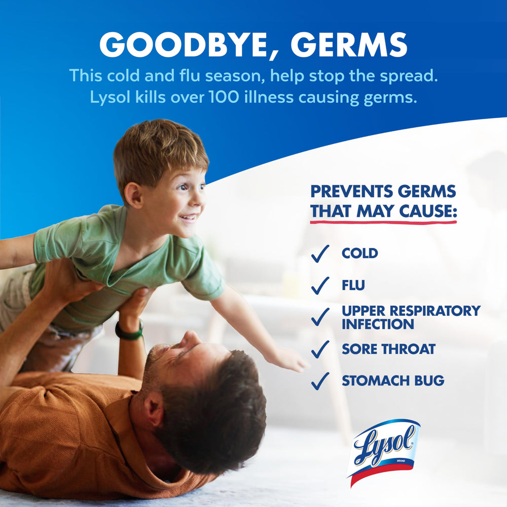Lysol Lemon scent eliminates odors and leaves fresh fragrance