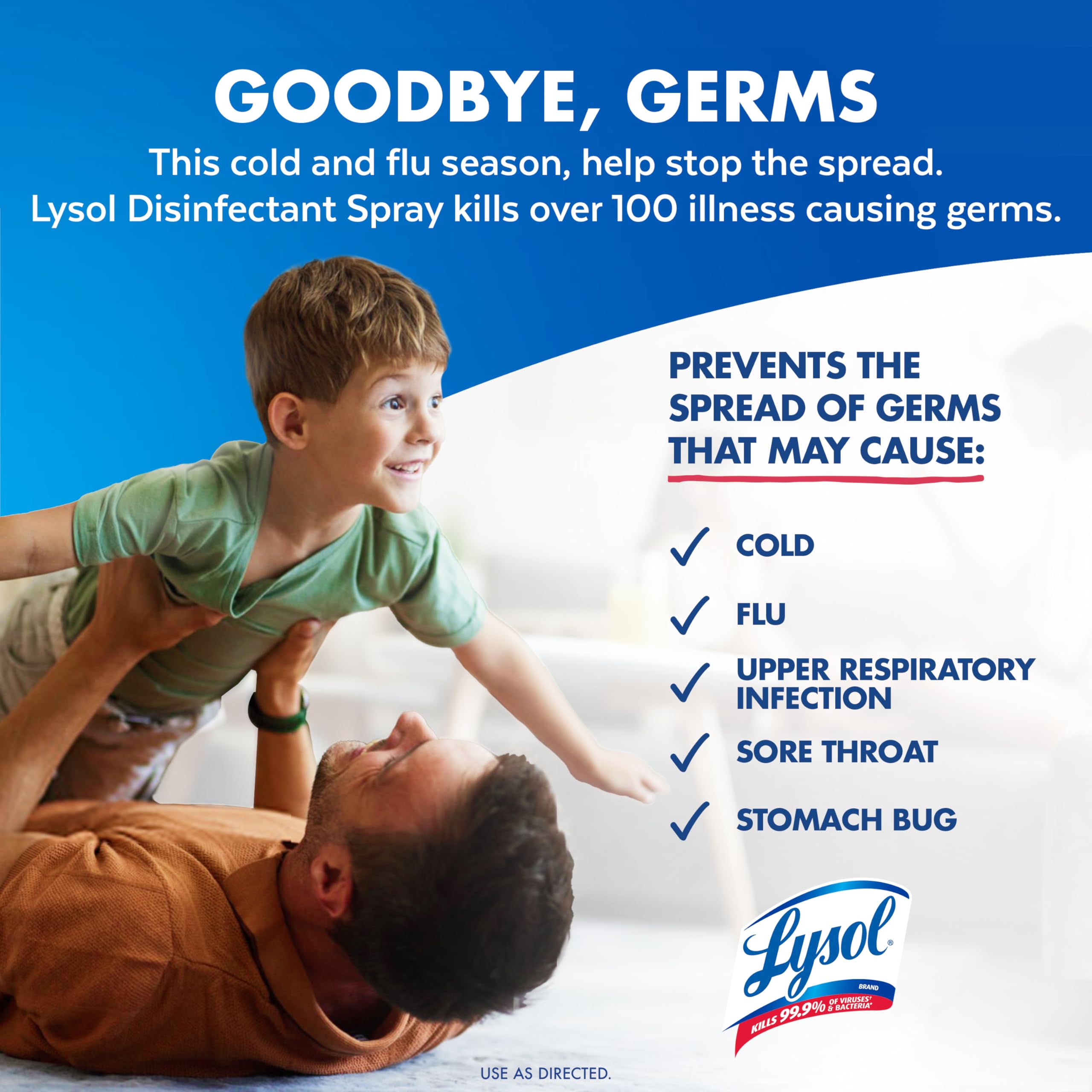 Lysol Disinfectant Spray deodorizing shoes and fabrics