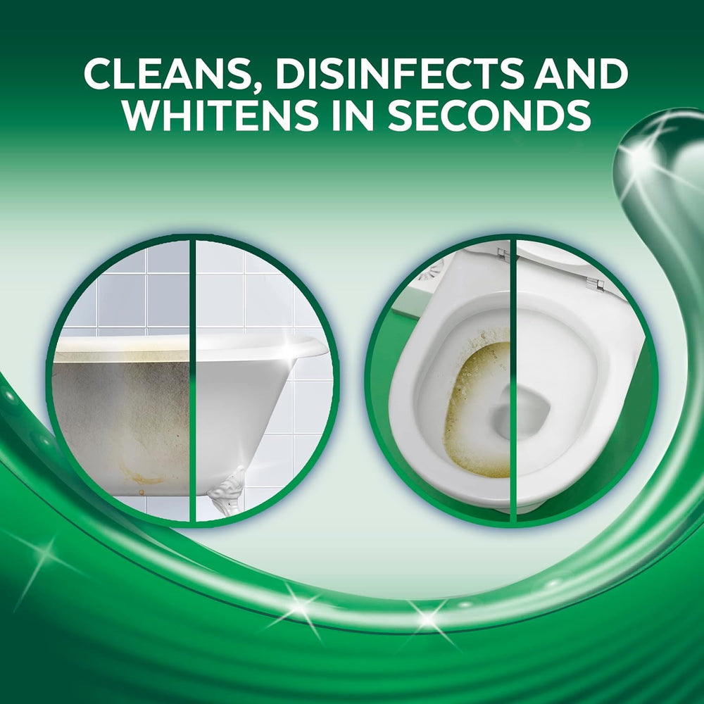 Lysol cleaned toilet bowl shows disinfected shine and deodorized look
