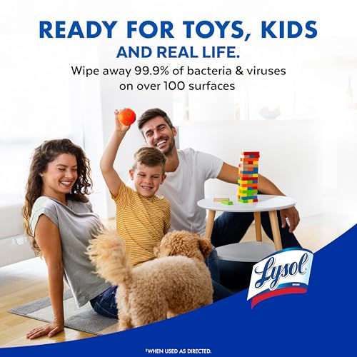 Lysol Disinfecting Wipes Bundle lemon-lime fragrance for fresh spaces