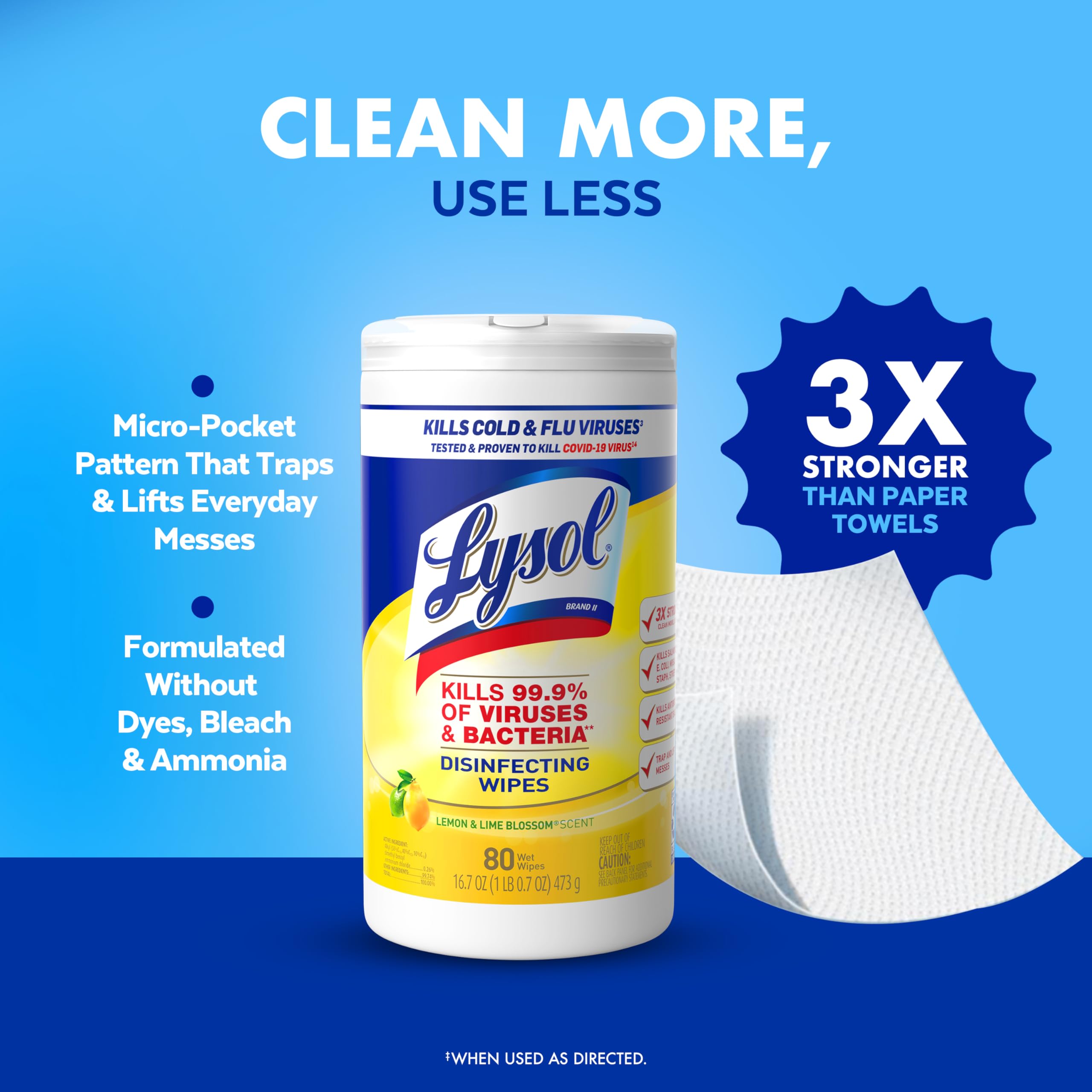Lysol Disinfecting Wipes Bundle travel kit for on-the-go sanitation