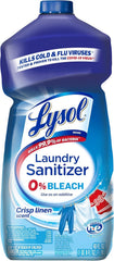 Lysol cap showing easy dosing for cold water use.