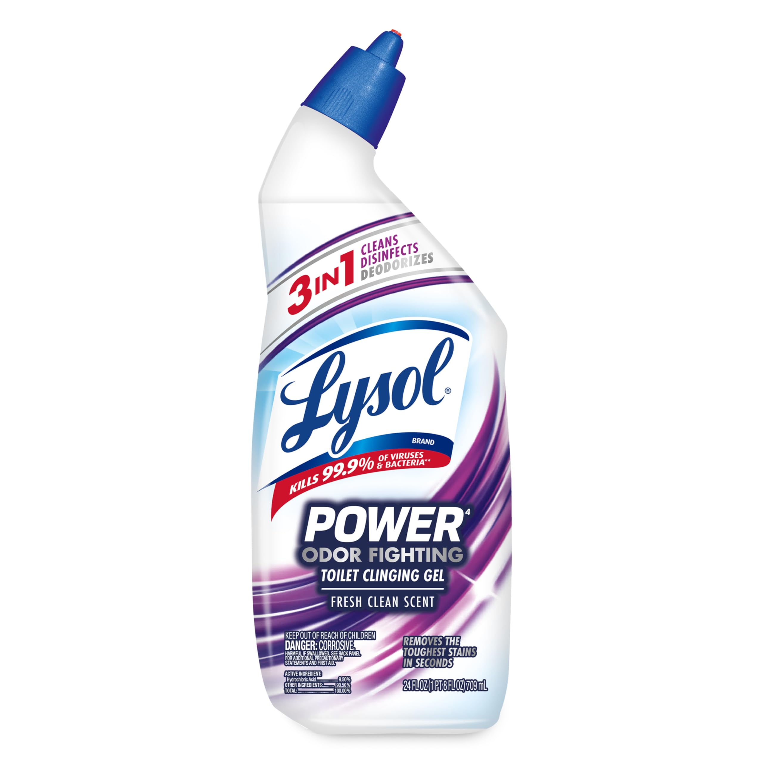 Lysol 3-in-1 formula cleans, disinfects, deodorizes