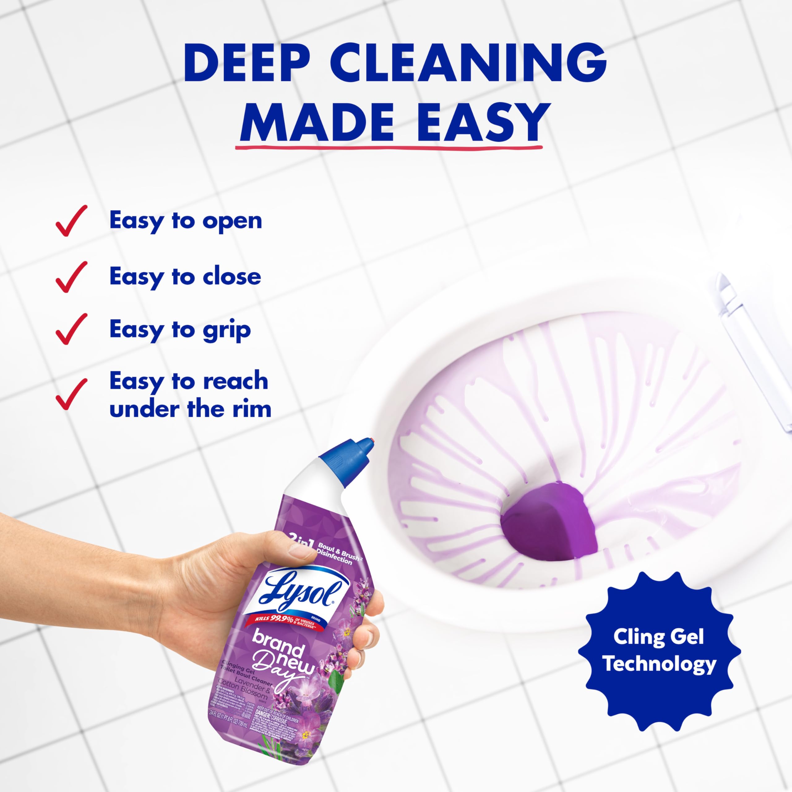 Lysol septic-safe formula designed for households with septic systems.