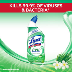 Lysol angled-bottle design for hard-to-reach areas under the rim