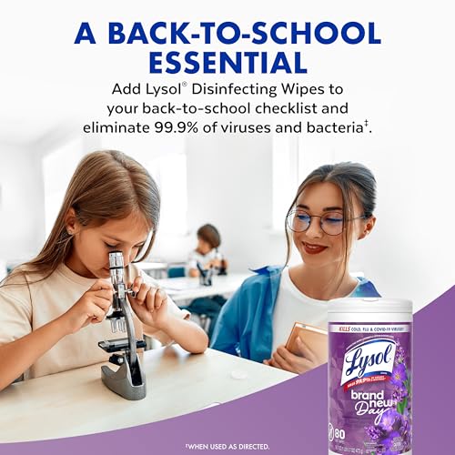 Lysol 80-count pack front view.