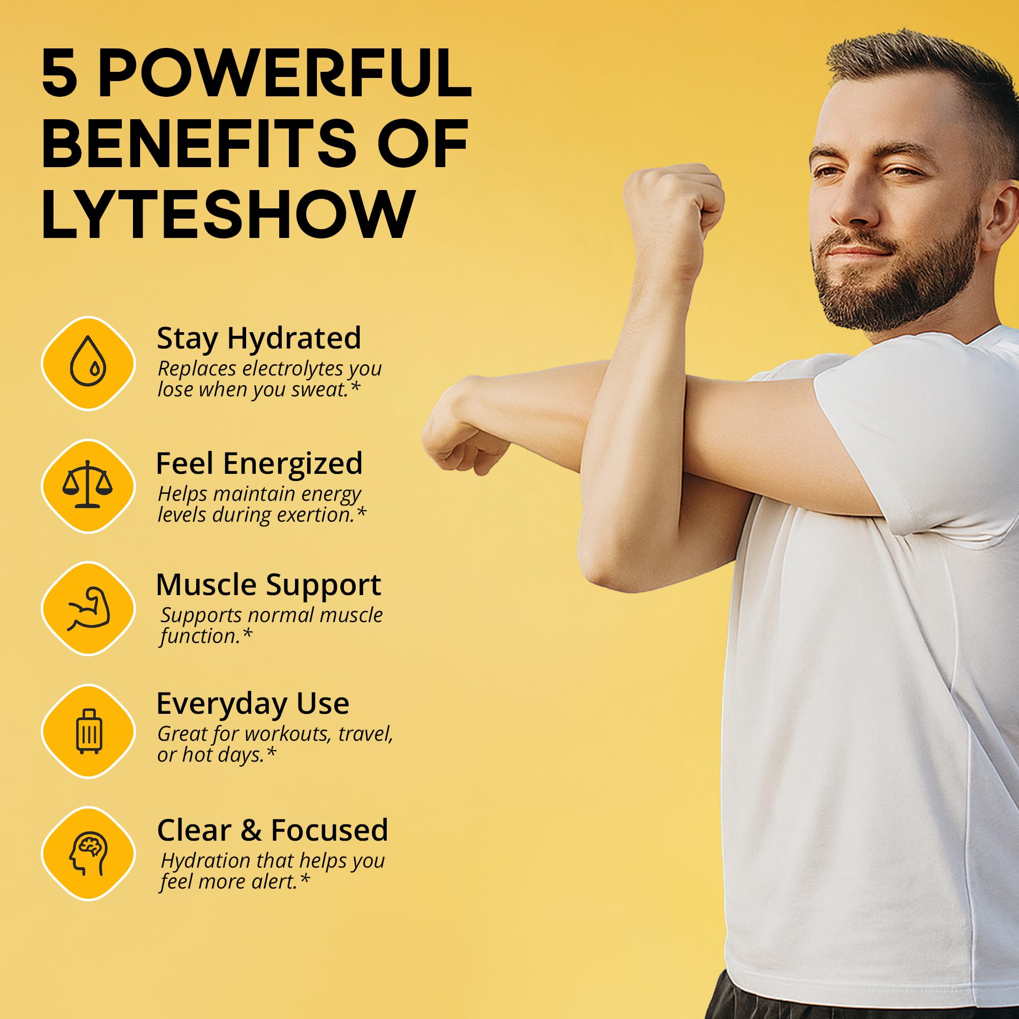 LyteShow water mix shows easy integration into a tall glass.