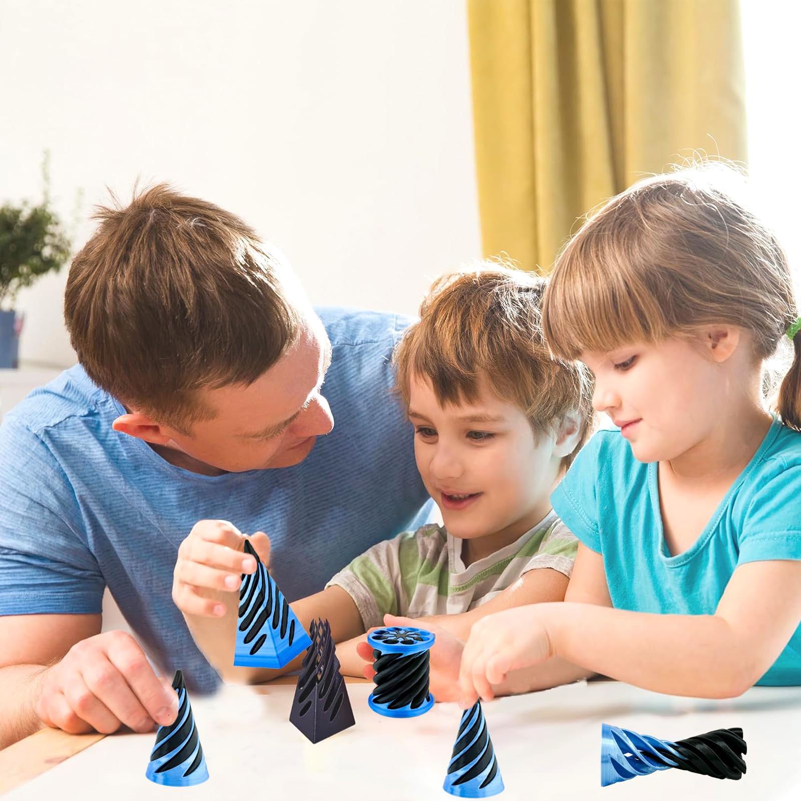 Lyzbbsoy mini vortex thread illusion offers compact tactile stimulation for pockets.