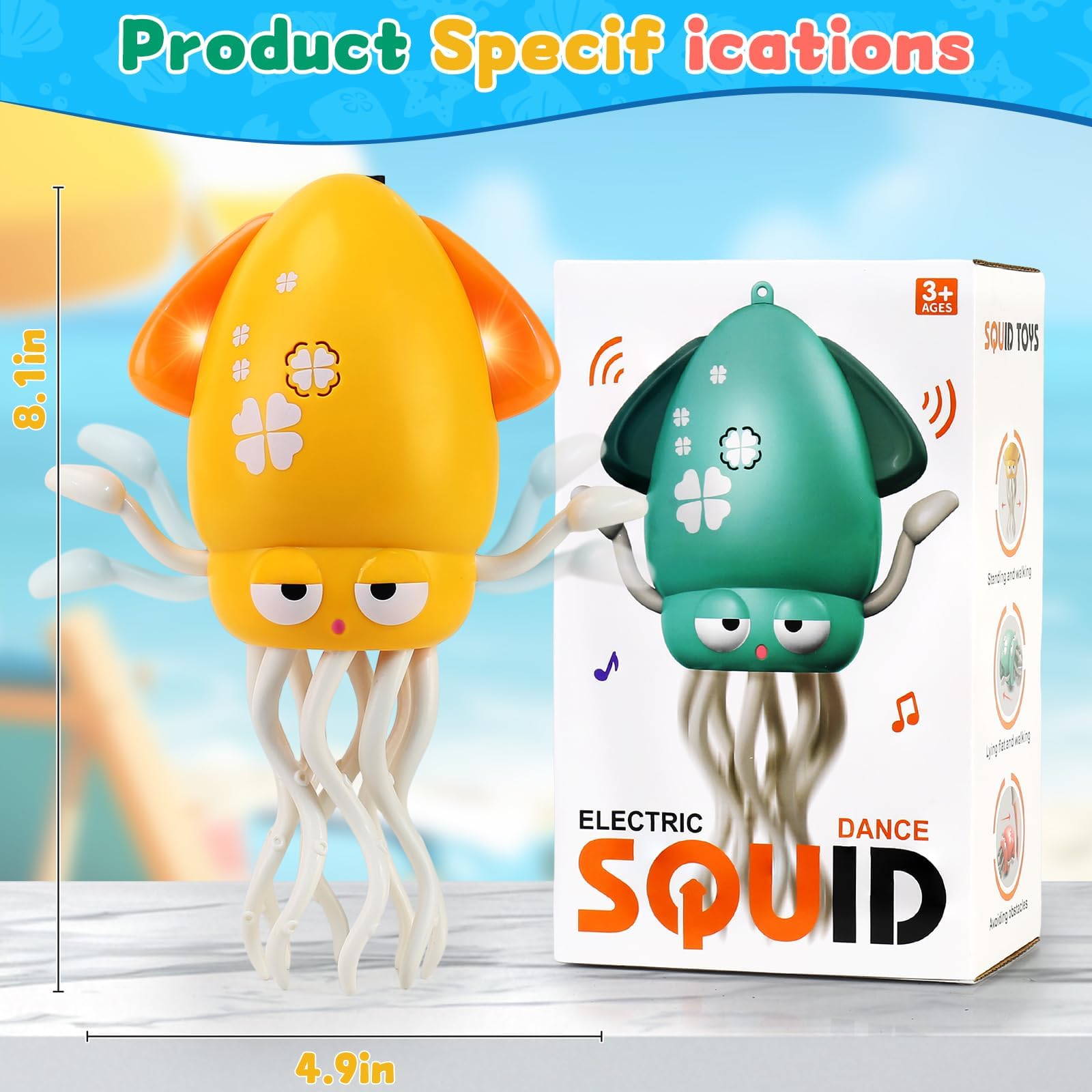 LZZAPJ octopus suitable for birthdays and holidays gifting ideas.
