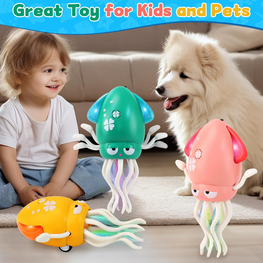 LZZAPJ USB recharge octopus battery-free play for longer sessions.