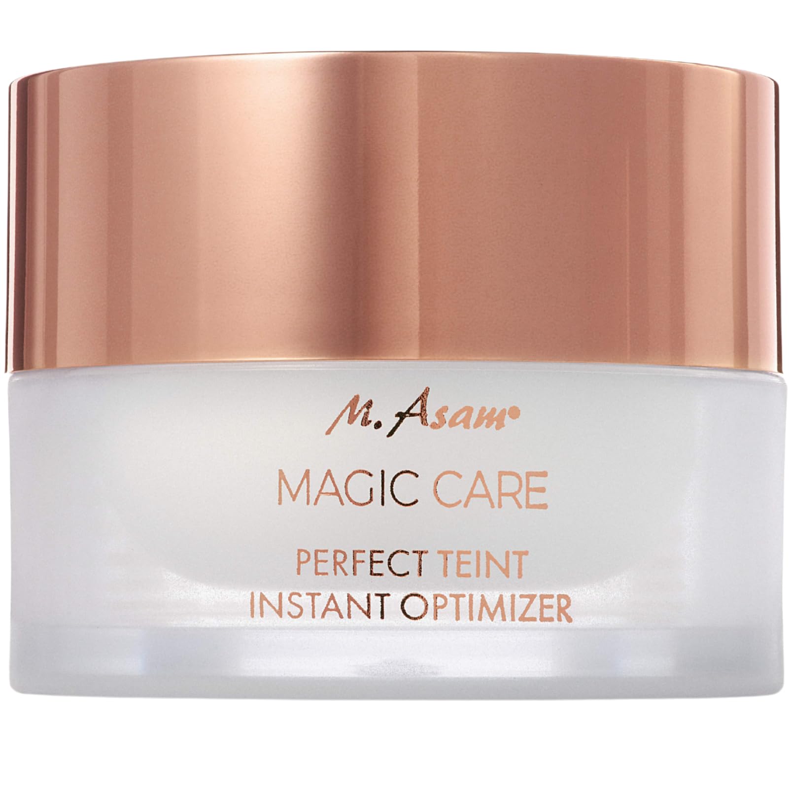 M. Asam Magic Care Perfect Teint bottle close-up for instant skin optimization
