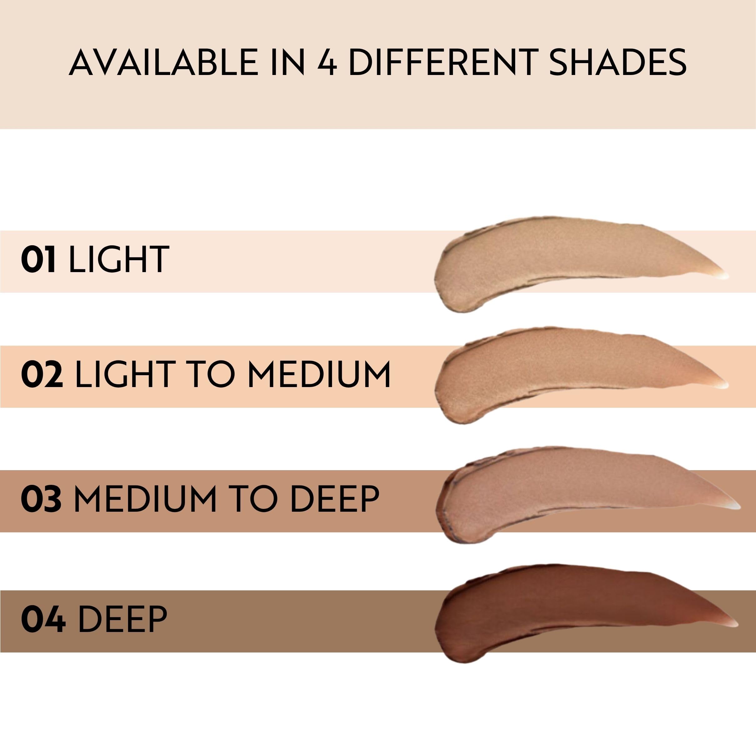 M. Asam porcelain-teint swatch demonstrates fair skin tone compatibility.
