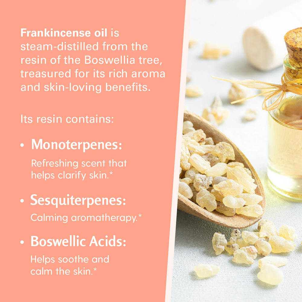 M3 Naturals frankincense oil massaging on arm helps ease tension.
