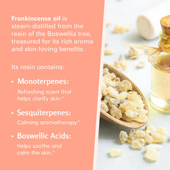 M3 Naturals frankincense oil massaging on arm helps ease tension.