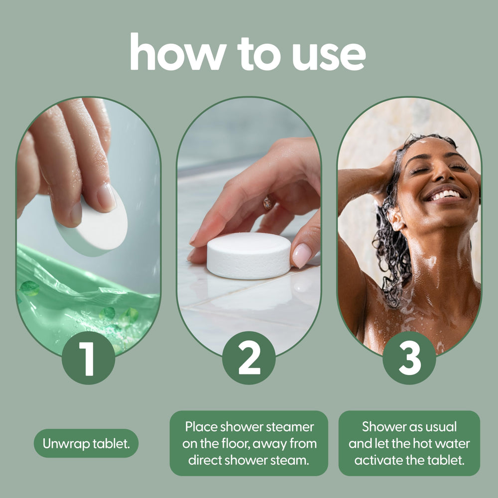 Post-workout recovery moment with M3 Naturals eucalyptus aroma.