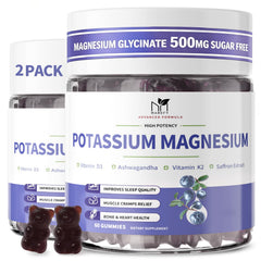 MABEFY gummies bottle front showing dual mineral formula for daily muscle support