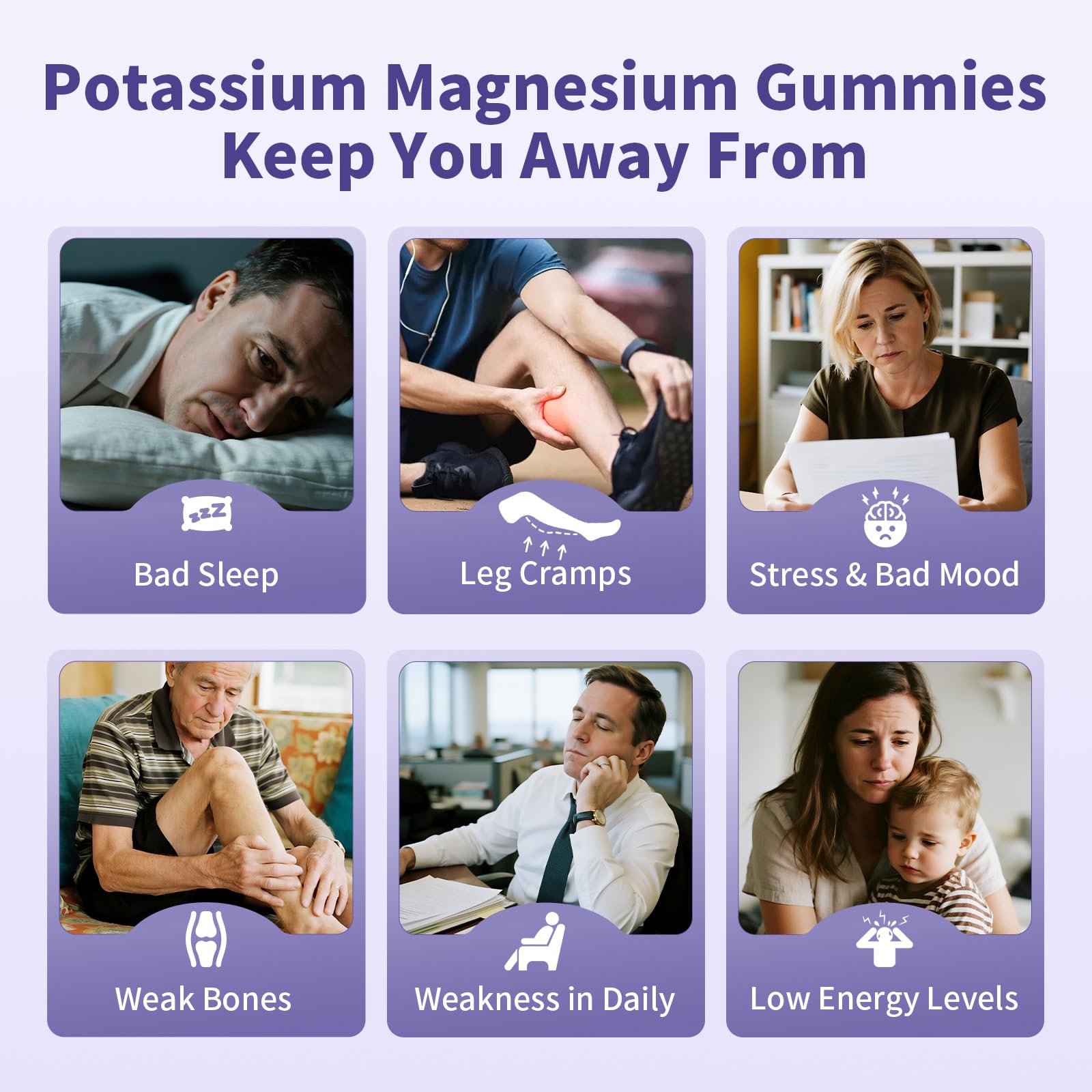 Daily dose image with two gummies indicating simple daily routine
