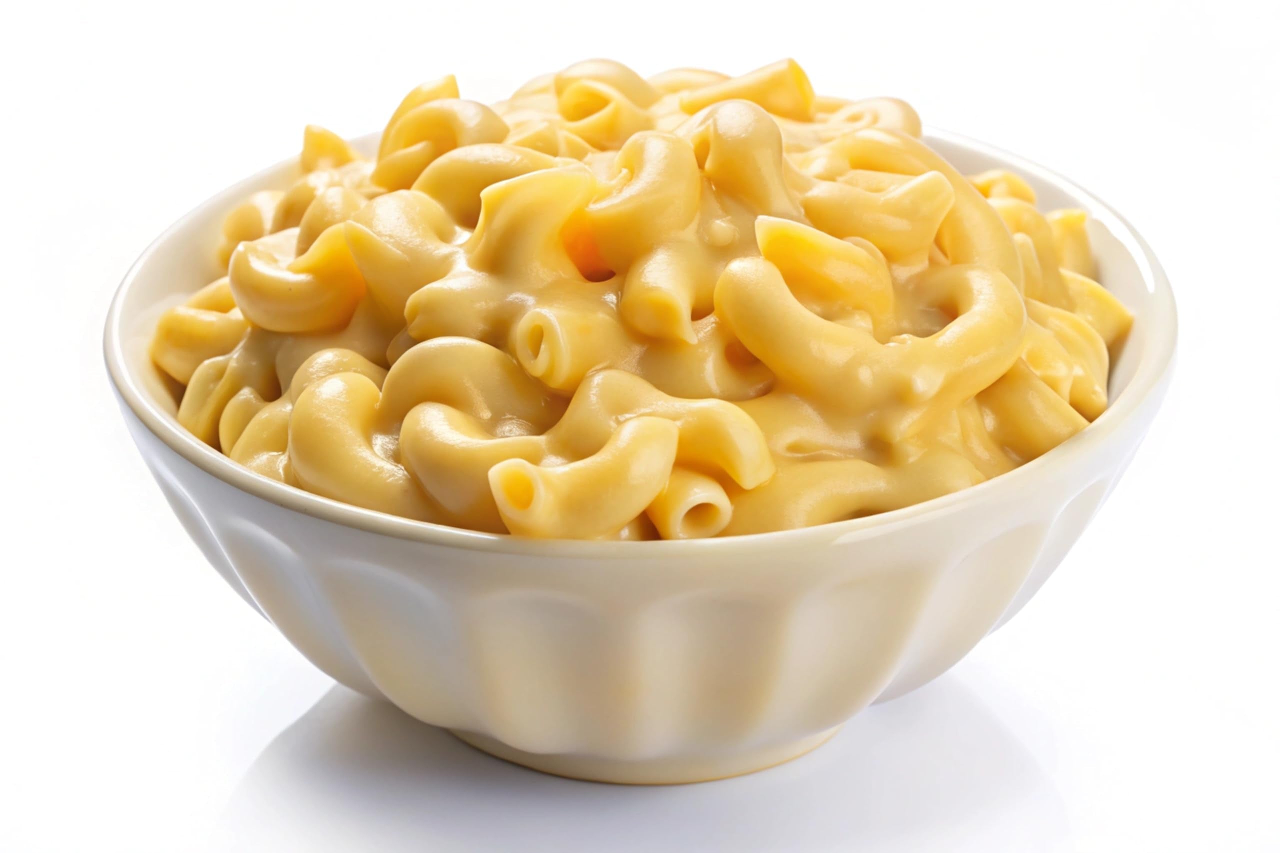 Packaging highlights no artificial colors in Mac Yourself cheddar powder.