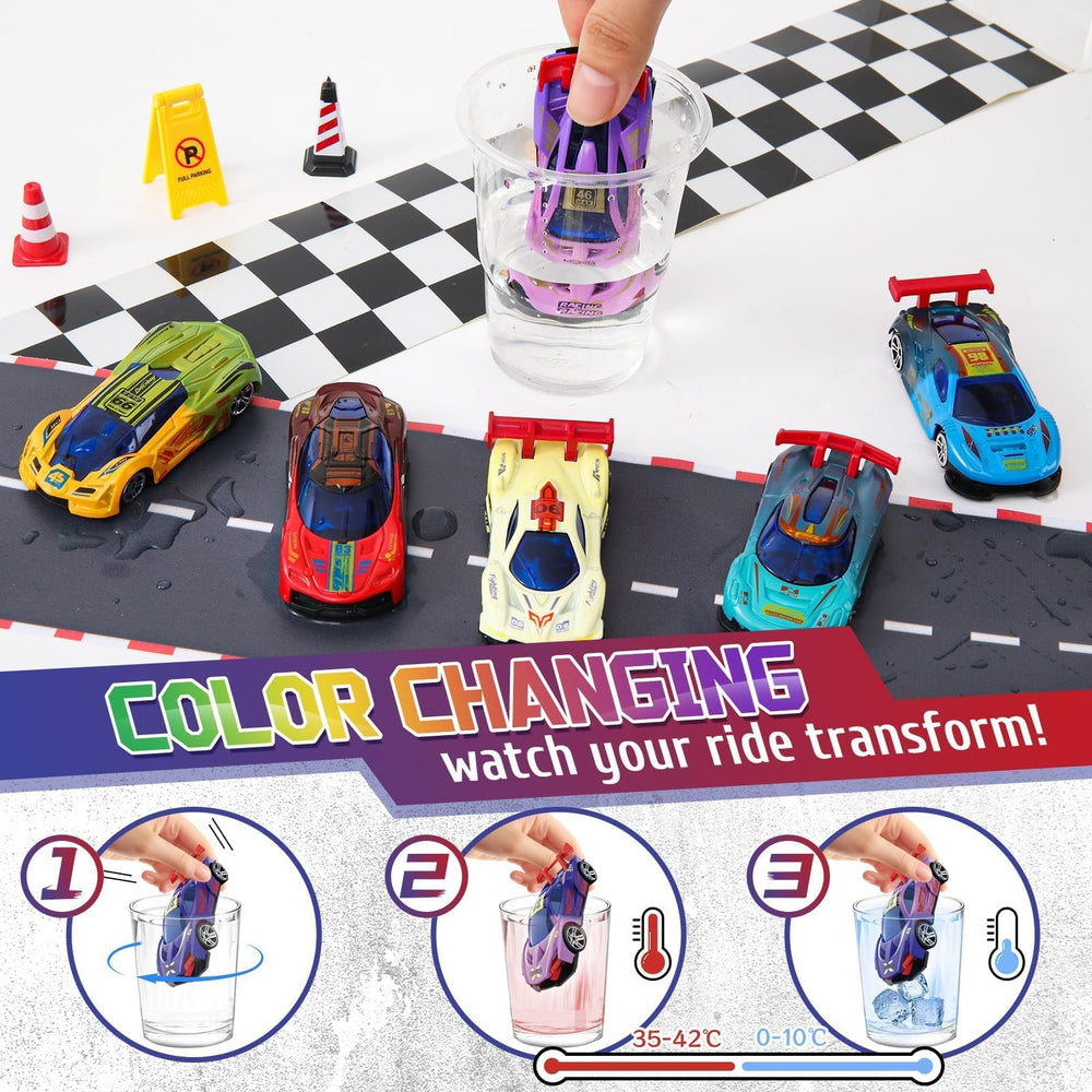 MACALOCA diecast car wheel detail shows smooth wheels for easy toddler handling.