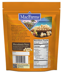 MacFarms sea salt macadamia nuts close-up, premium Hawaiian flavor ideal for sharing.