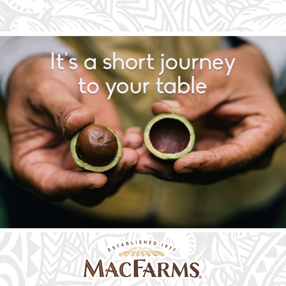 MacFarms snack-ready macadamia nuts, convenient energy boost on-the-go.