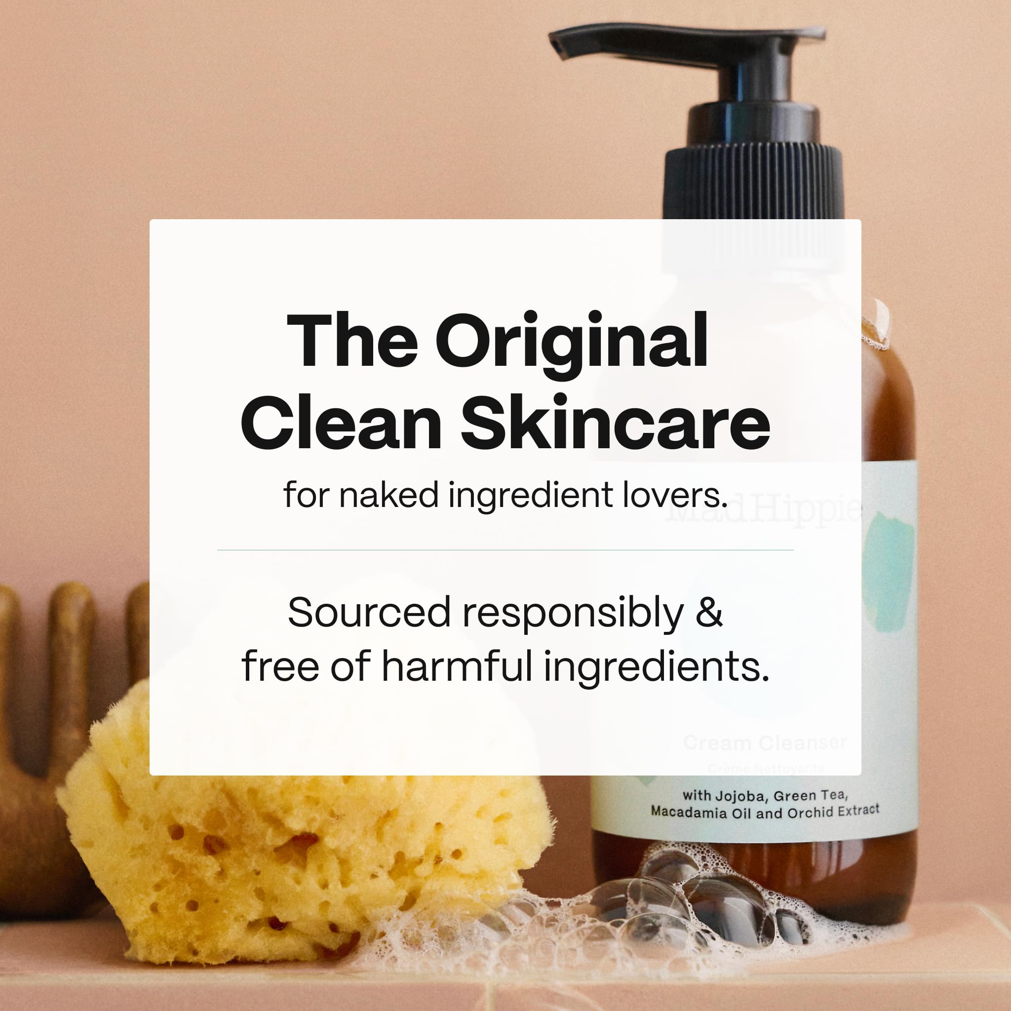 Mad Hippie Cream Cleanser ingredients include hyaluronic acid and jojoba oil.