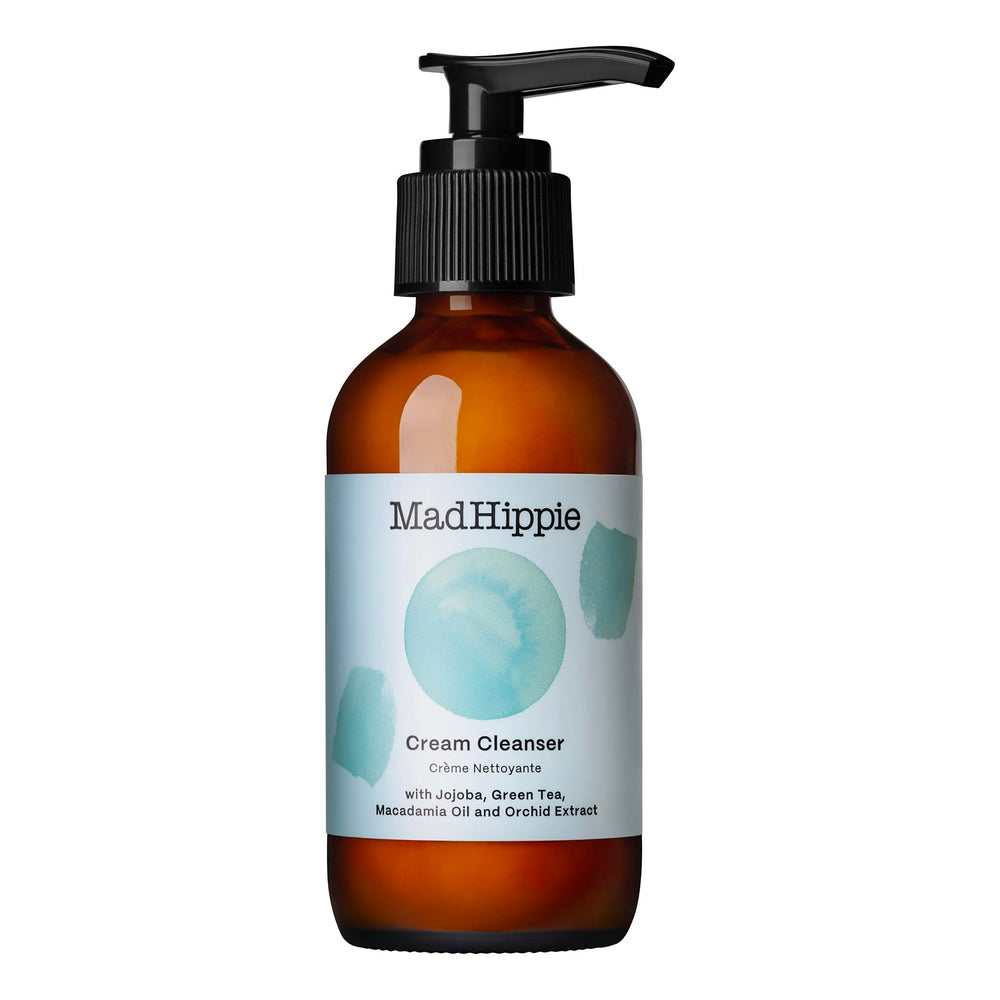 Mad Hippie Cream Cleanser packaging, compact and user-friendly for daily cleaning.