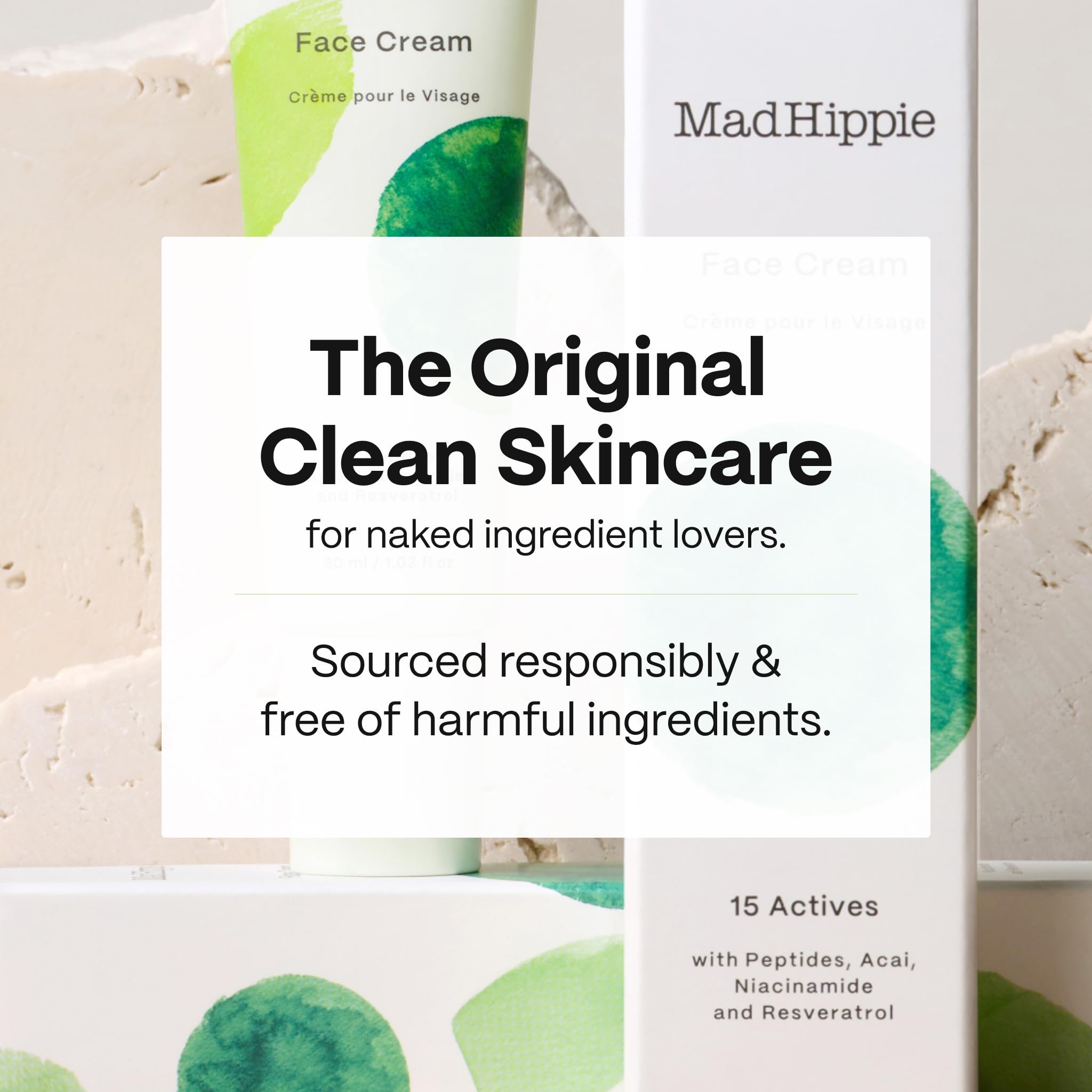 Peptide complex in Mad Hippie Face Cream for firming feel