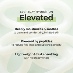 Texture swatch showing light, fast-absorbing hydration of Mad Hippie cream