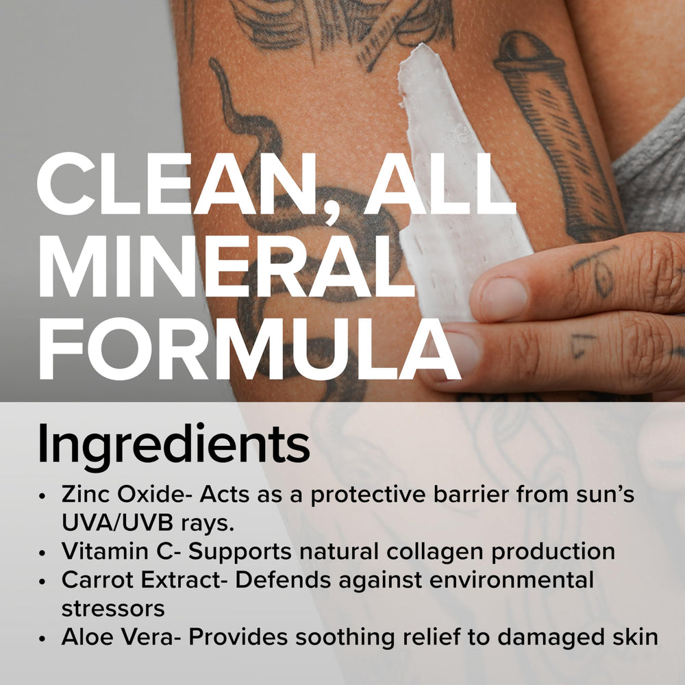 Mad Rabbit Defend mineral sunscreen cream texture for comfortable all-day wear.